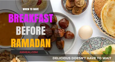 Pre-Ramadan Breakfast Timing: Optimizing Your Morning Meal Before Fasting
