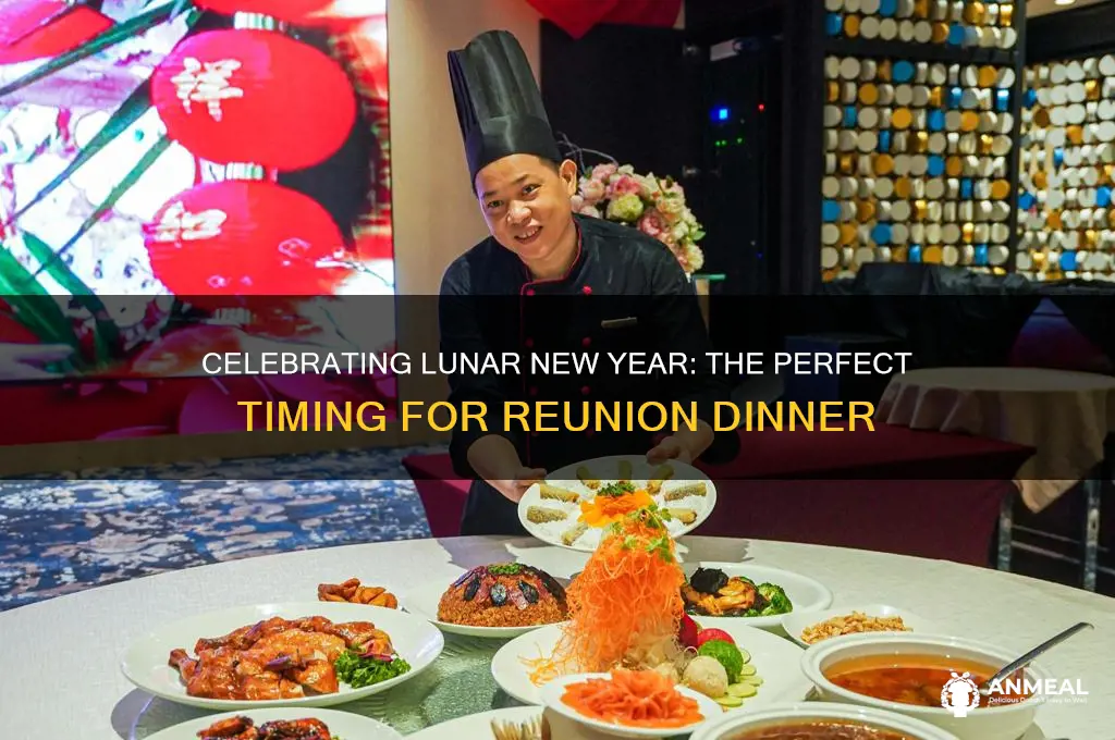 when to have lunar new year dinner