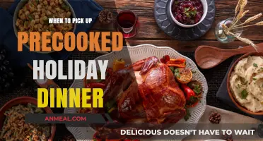 Perfect Timing: Picking Up Your Precooked Holiday Dinner Stress-Free