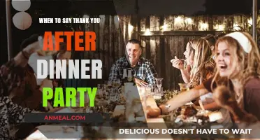 Perfect Timing: When to Express Gratitude After a Dinner Party