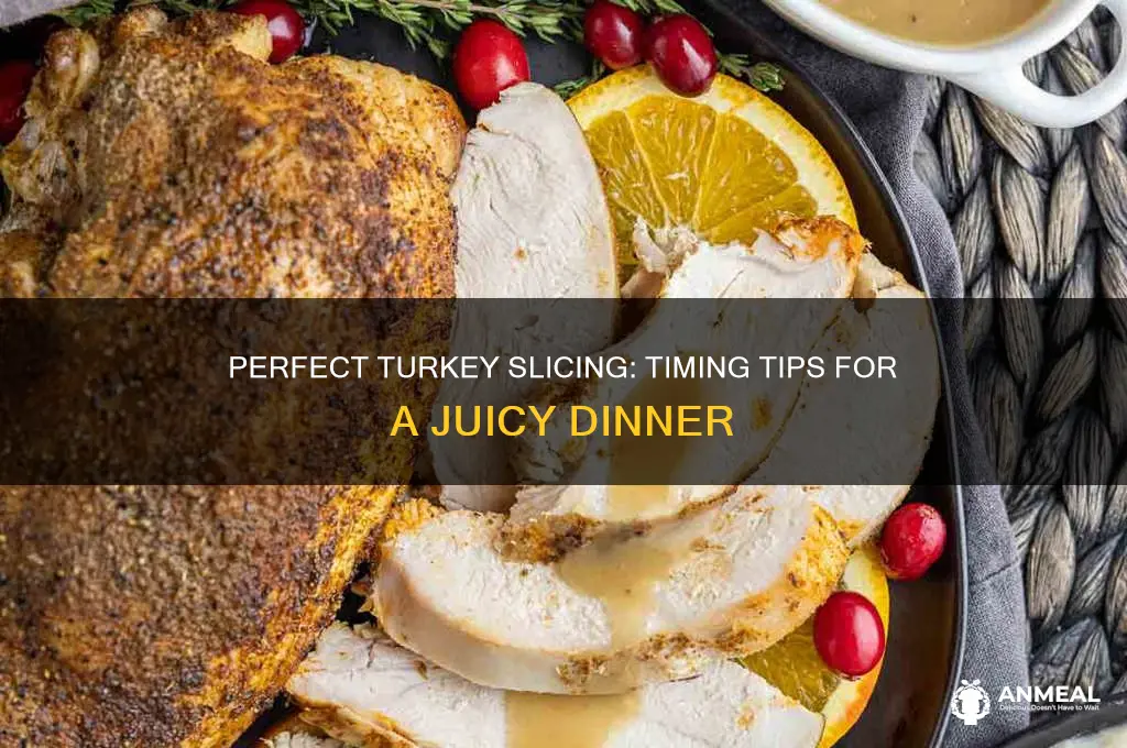 when to slice turkey for dinner