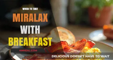 Best Time to Take Miralax: Breakfast Tips for Optimal Relief