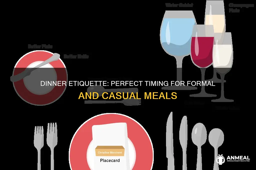 when to use dinner