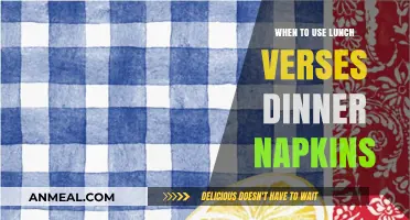 Lunch vs. Dinner Napkins: Choosing the Right Size for Every Meal