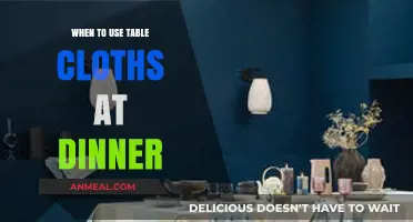 Elegant Dining: When to Use Tablecloths for Perfect Dinner Ambiance