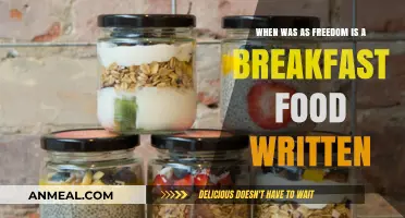 Freedom is a Breakfast Food: Uncovering the Writing Timeline