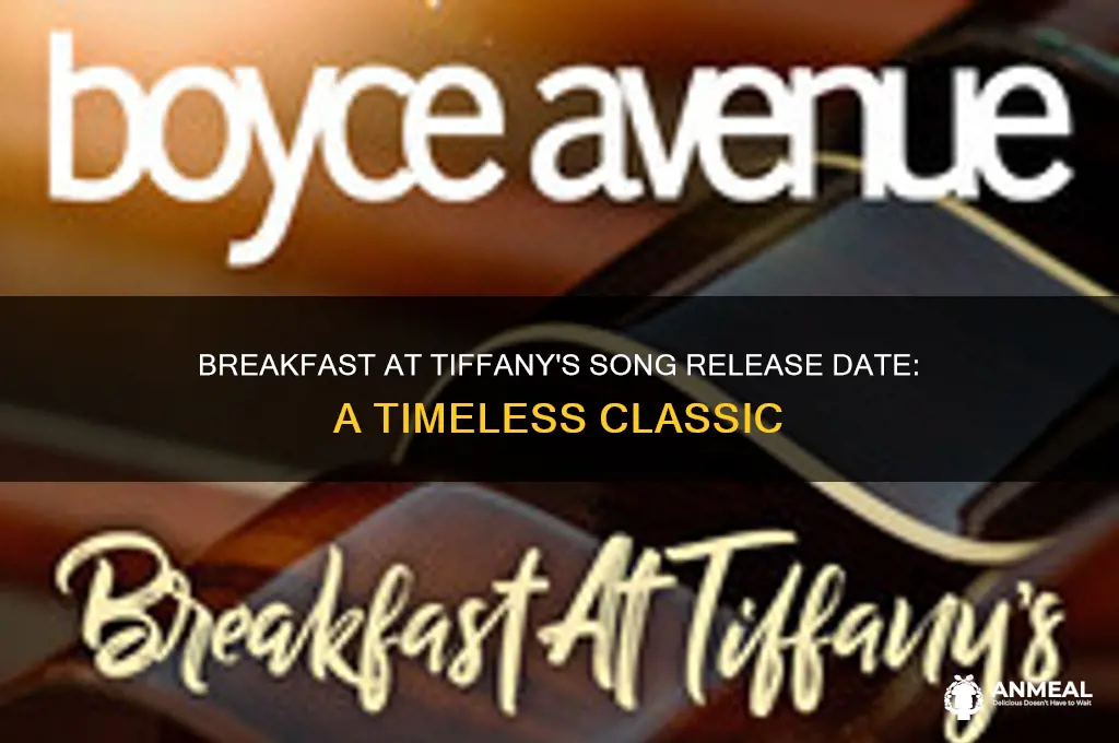 when was breakfast at tiffany