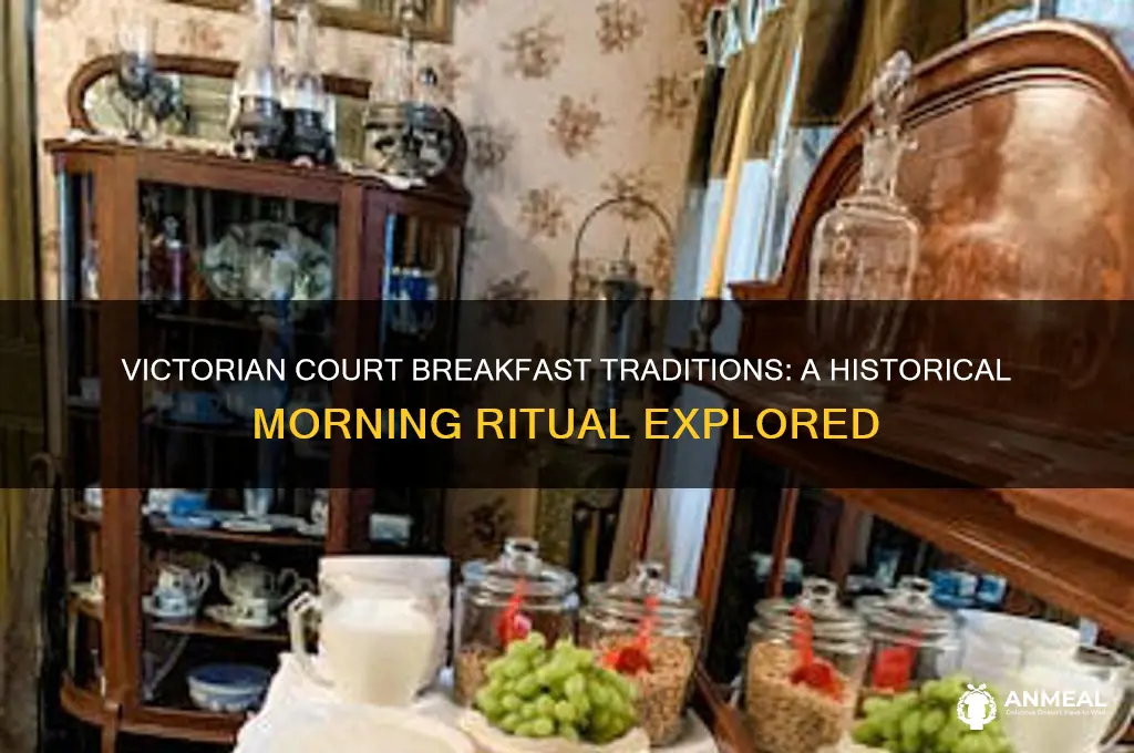 when was breakfast in the victorian court