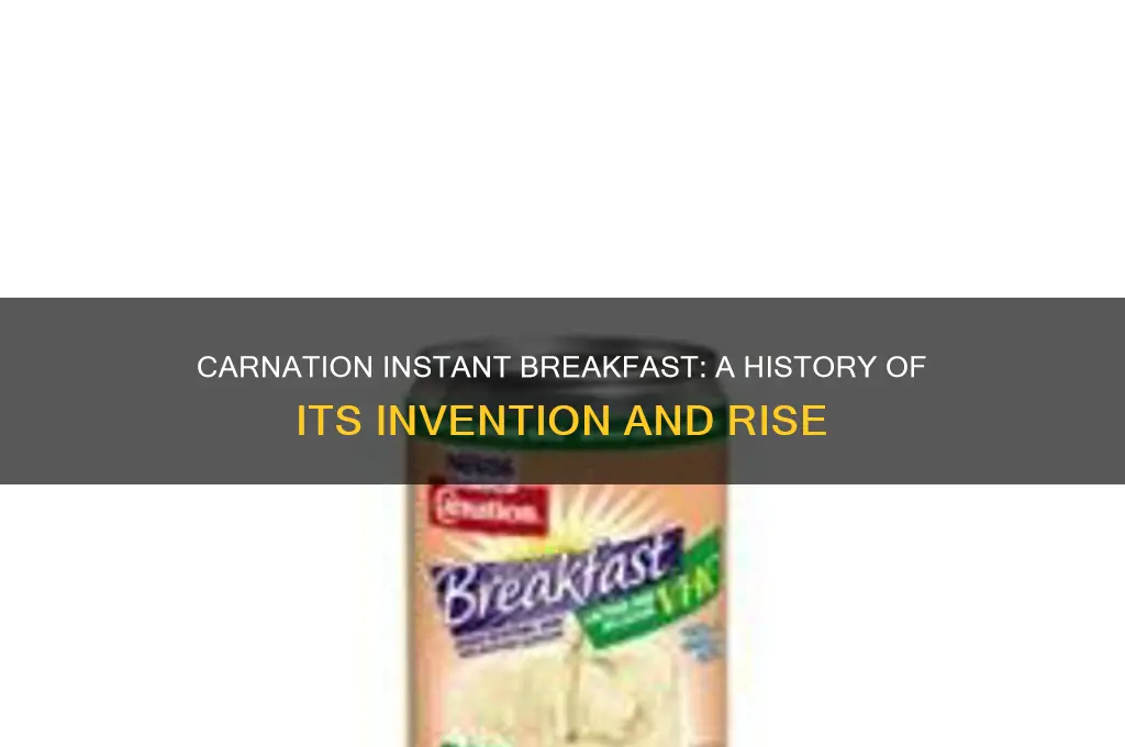 when was carnation instant breakfast invented