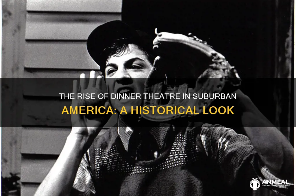 when was dinner theatre introduced to suburban america