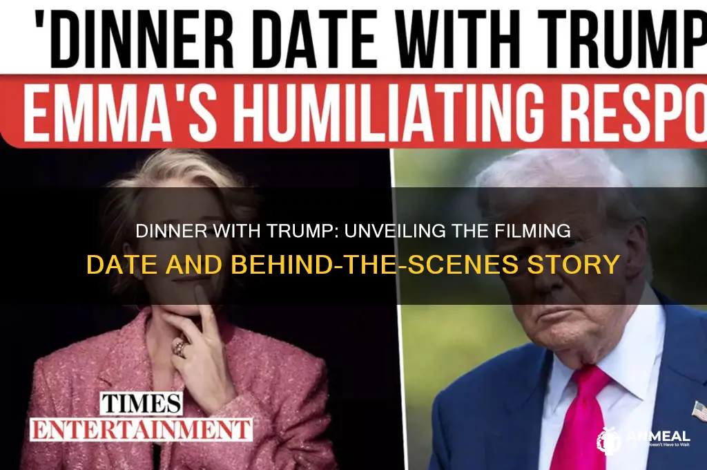when was dinner with trump filmed