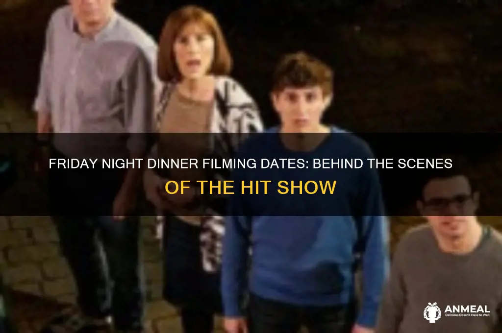 when was friday night dinner filmed
