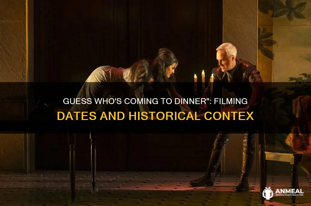 when was guess who coming to dinner filmed