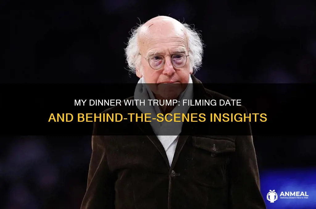 when was my dinner with trump filmed