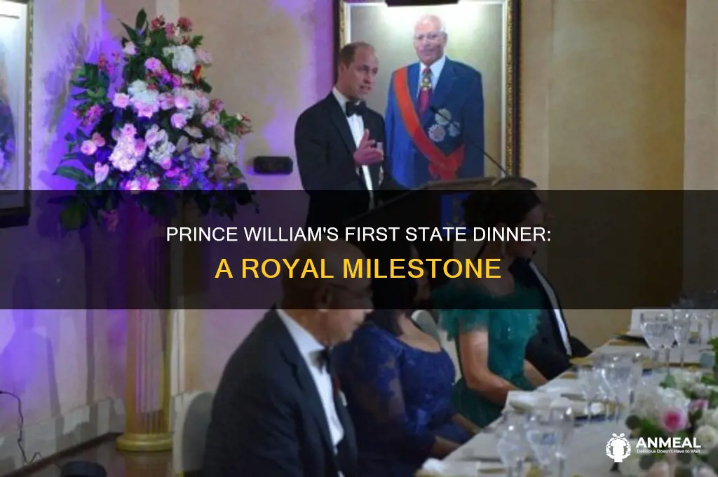 when was prince williams first state dinner
