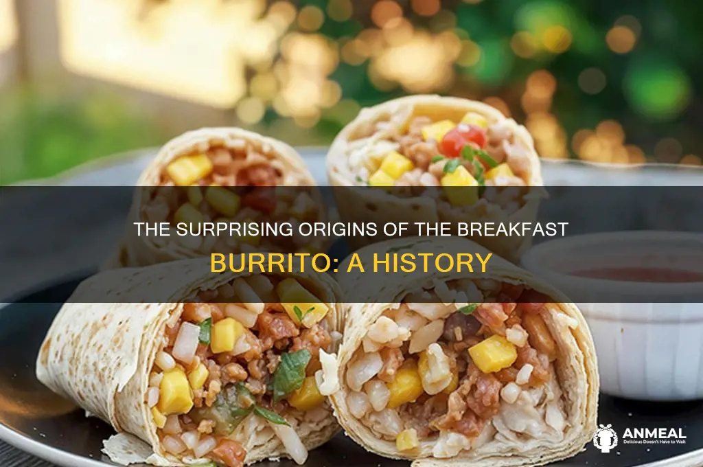 when was the breakfast burrito created