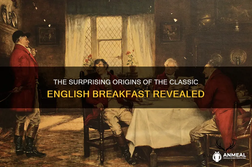 when was the english breakfast invented
