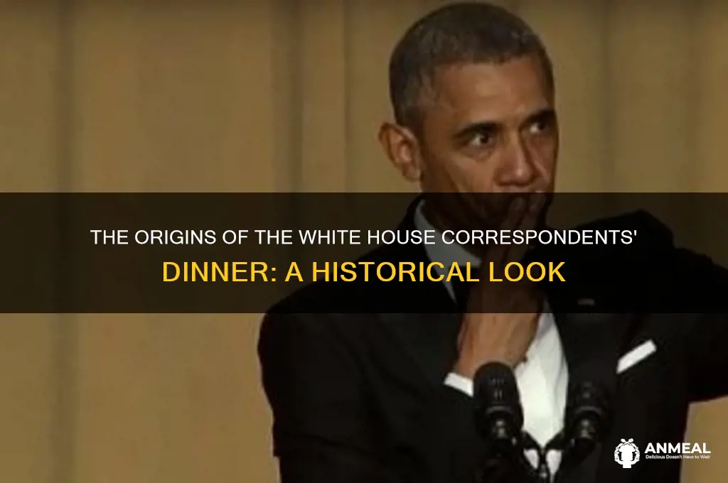 when was the first correspondents dinner