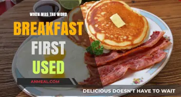 The Surprising Origins of Breakfast: Tracing the Word's First Use