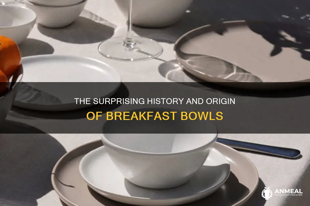 when were breakfast bowls invented