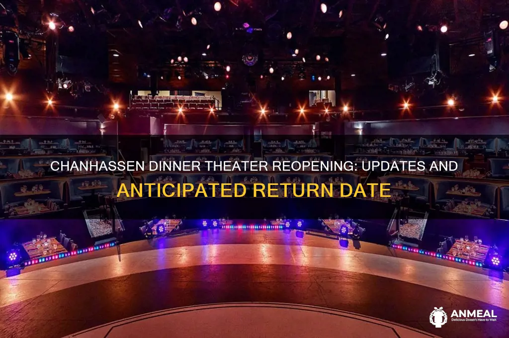 when will chanhassen dinner theater reopen