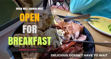 Garden Grill Breakfast Opening: Anticipated Start Date and Menu Details
