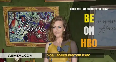 When Will My Dinner with Hervé Air on HBO?