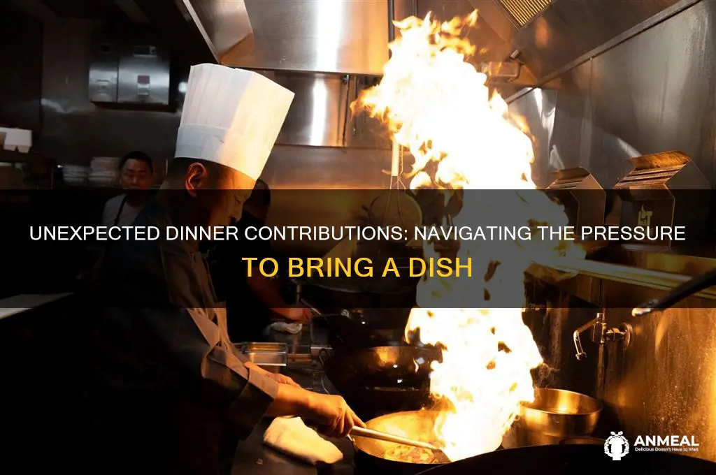 when you are forced to bring something to a dinner