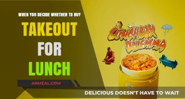Delicious Dilemma: To Buy or Not to Buy Takeout for Lunch