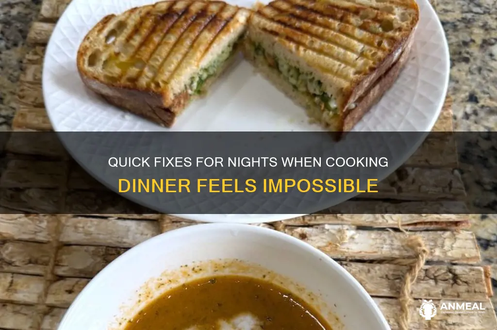 when you dont feel like making dinner