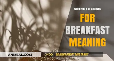 Unraveling the Quirky Meaning Behind '4 Bowls for Breakfast' Phrase