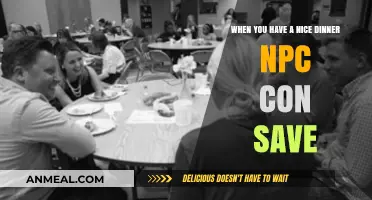 Savory Success: Mastering NPC Con Saves During a Nice Dinner