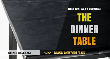Dinner Table Faux Pas: The Art of Handling a 'Wooosh' Moment