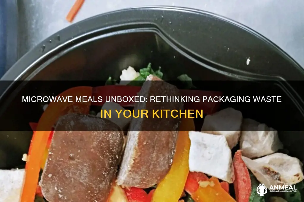 when you throw out the packaging for microwave dinner