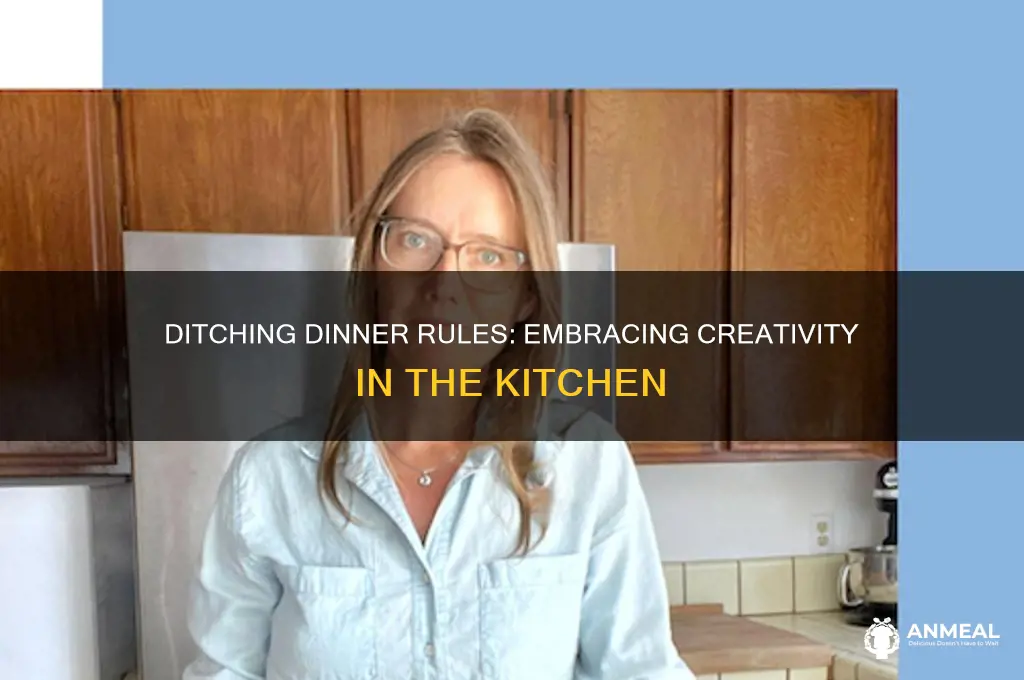 when you throw the dinner instructions out