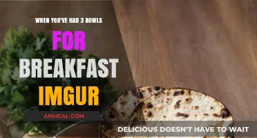 Three Bowls for Breakfast: My Imgur-Inspired Morning Feast Adventure