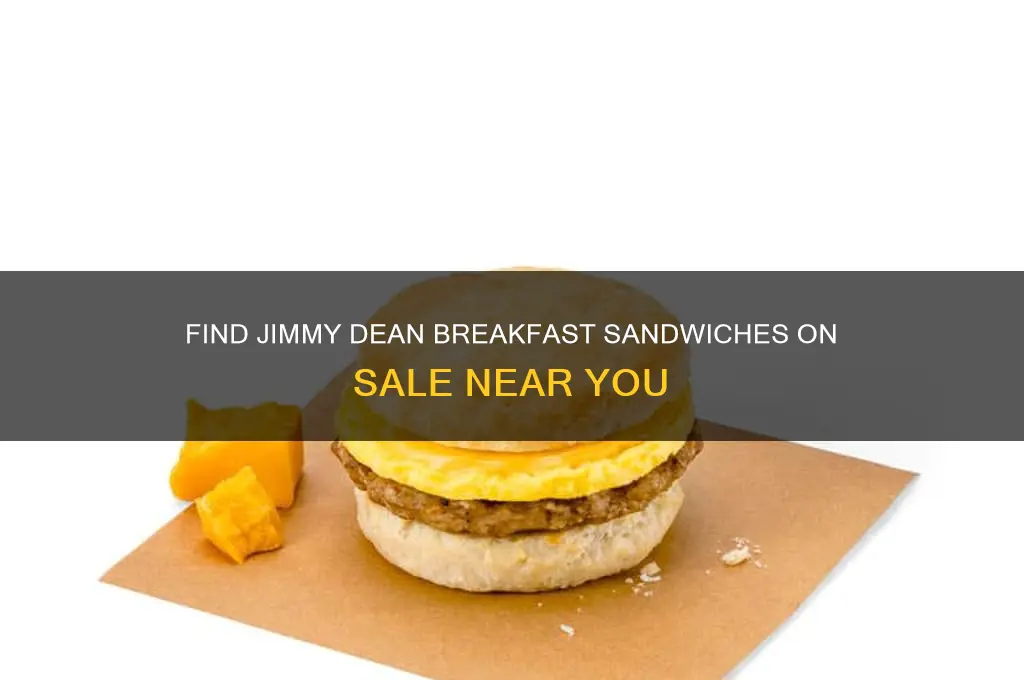 where are jimmy dean breakfast sandwoshes on sale