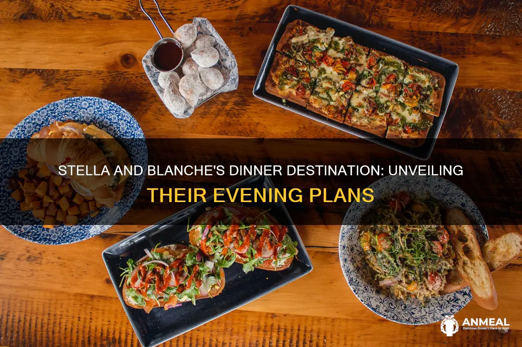 where are stella and blanche going for dinner