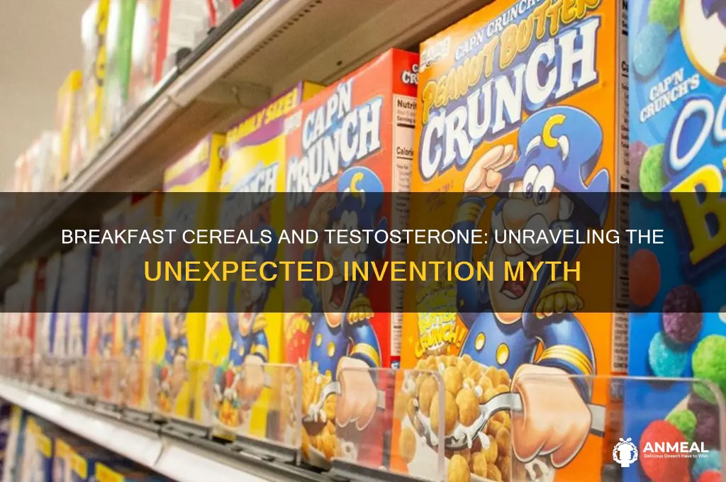 where breakfast cereals invented to lower testosterone