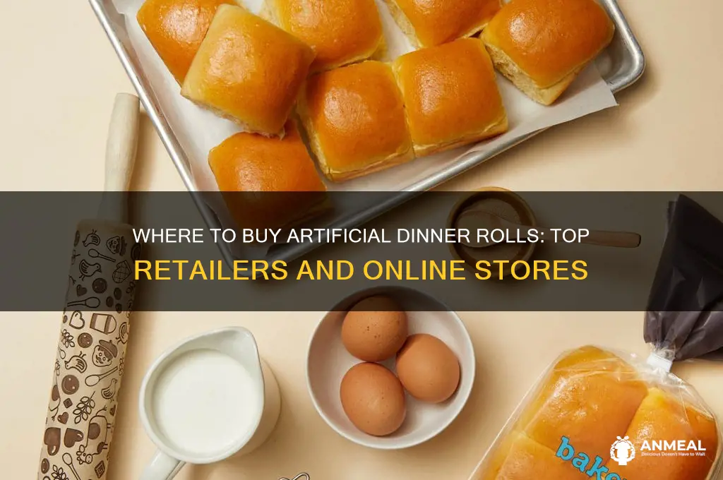 where cani buy artificial dinner rolls
