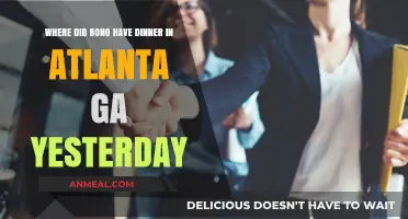 Bono's Atlanta Dinner Spot: Where the U2 Star Dined Last Night