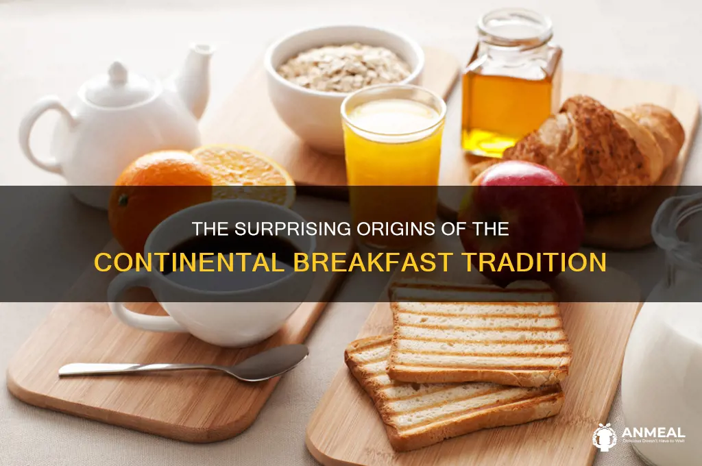 where did continental breakfast come from