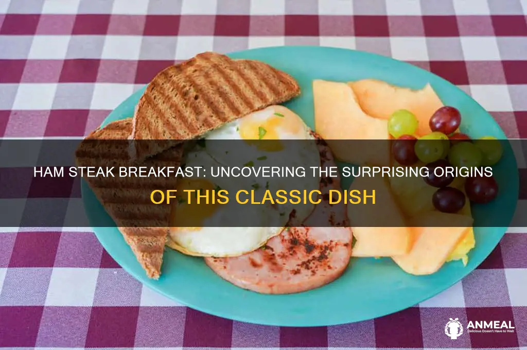 where did ham steak for breakfast originate