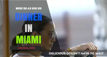 JLo's Miami Dinner Spot: Where the Star Dined in Style