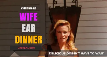 Where Did O.J. Simpson's Wife Eat Dinner Before Her Tragic Death?
