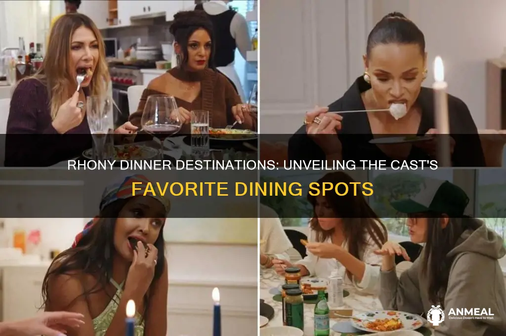 where did rhony go to dinner