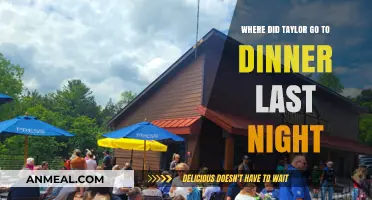 Taylor's Dinner Spot: Unveiling Last Night's Culinary Adventure