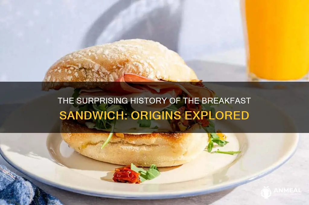 where did the breakfast sandwich originate