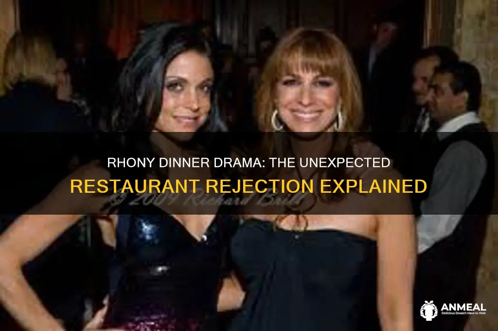 where did the rhony not want to go to dinner