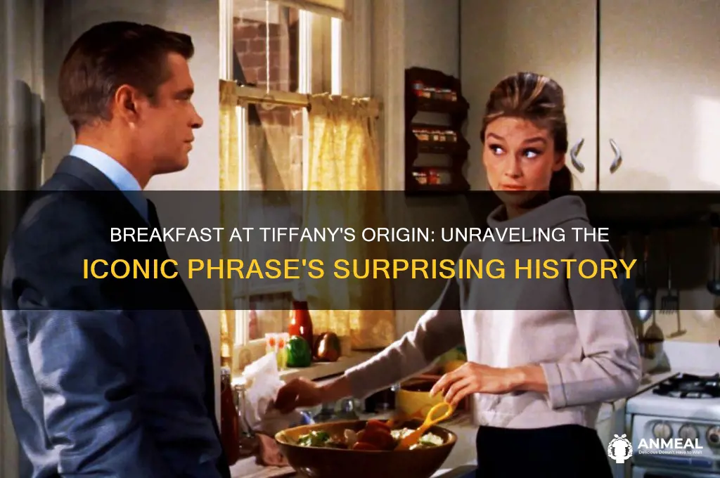 where did the term breakfast at tiffanys come from
